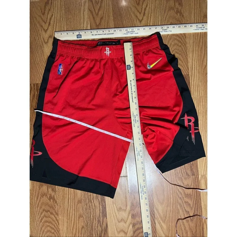 Nike Team-Issued NBA 75th Anniversary Houston Rockets Shorts 44